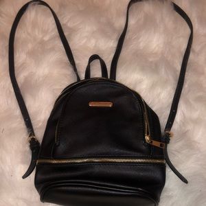 Mini Black Backpack